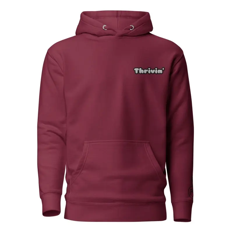 Thrivin' Embroidered Hoodie